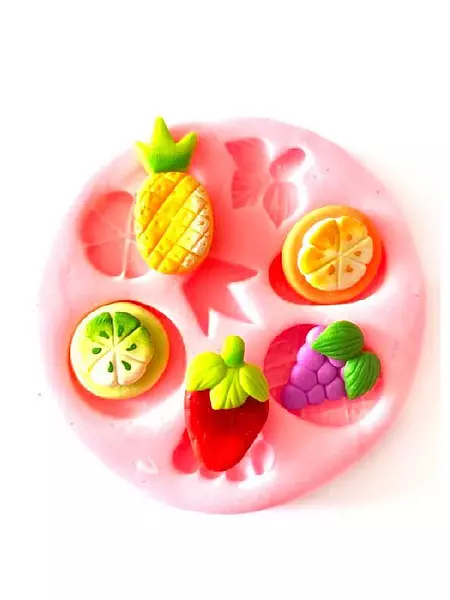 Molde Silicona Frutas