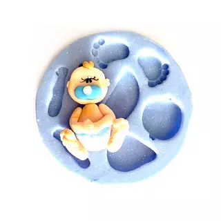 Molde Silicona Bebés