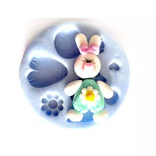 Molde Silicona Conejito