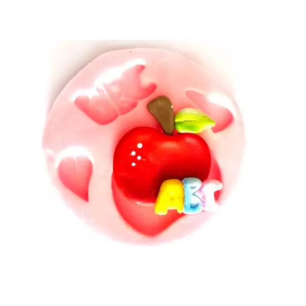 Molde Silicona Manzana Escolar