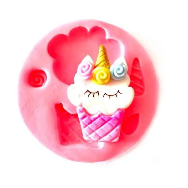 Molde Silicona Cupcake Unicornio