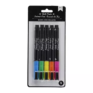 Marcador de Tiza * 5 Pz