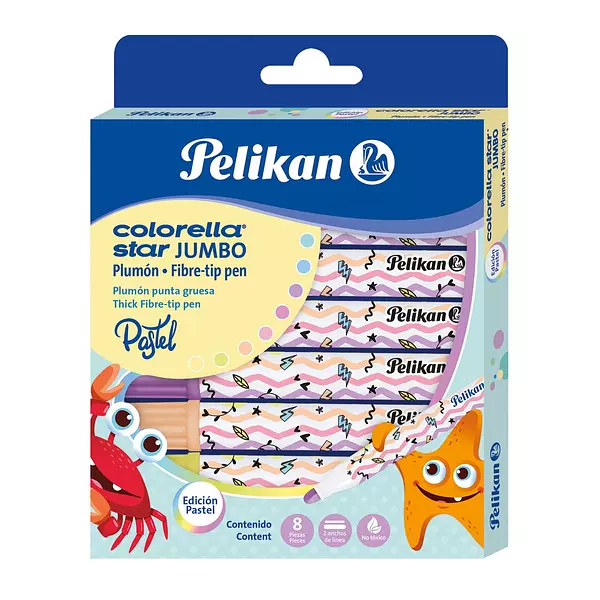 Colorella Star Jumbo Pelikan * 8 Pz