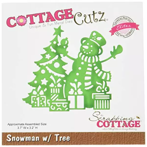 Troquel Cottage Cutz Muñeco de Nieve Cce-338