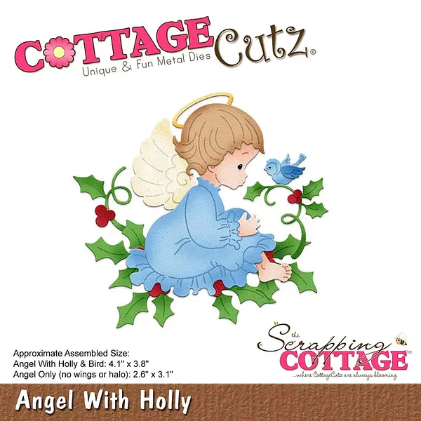 Troquel Cottage Cutz Angel Navideño Cc-332