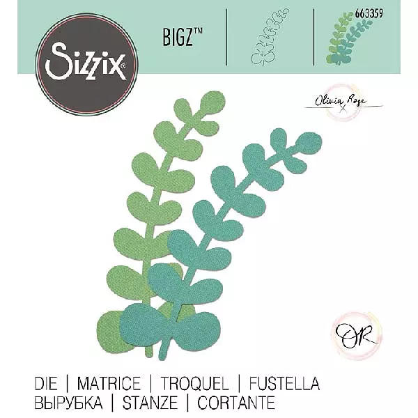 Troquel Bigz Rama Eucalipto