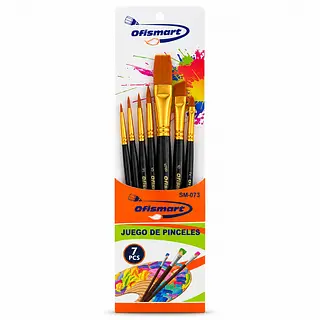 Pincel Surtido Ofismart * 7 Pz