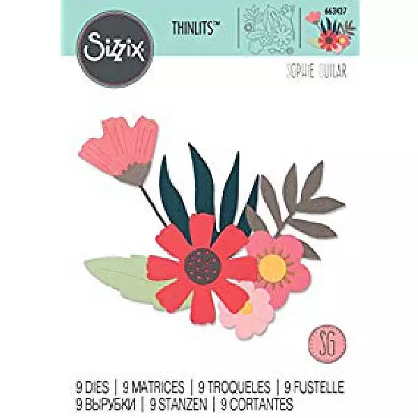 Troquel Thinlits Flores Sizzix