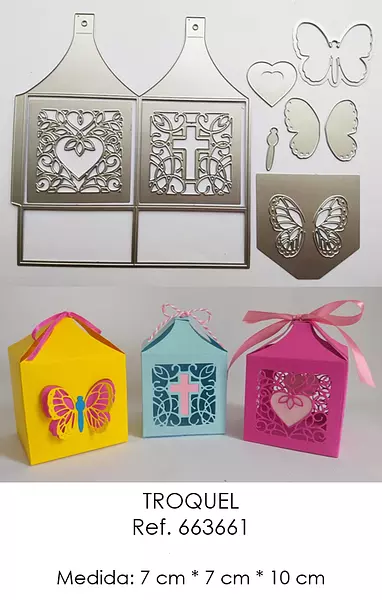 Troquel Thinlits 663661 Caja Motivos Intercambiable Sizzix 6