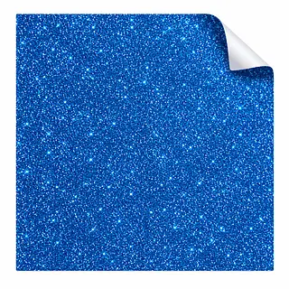 Vinilo Textil Glitter Azul