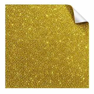 Vinilo Textil Glitter Dorado