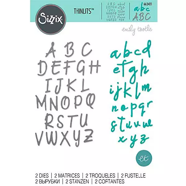 Troquel Thinlits Abc Sizzix 663421