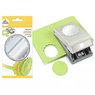 Troquel Manual Circulo Con Ondas 2.25''