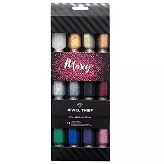 Pegamento con Brillo Moxy Glitter 12 Pz
