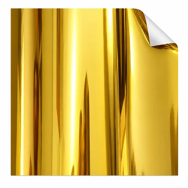 Vinilo Textil Pu Metalizado Dorado