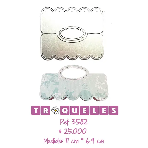 3582 Troquel Solapa Bolsa