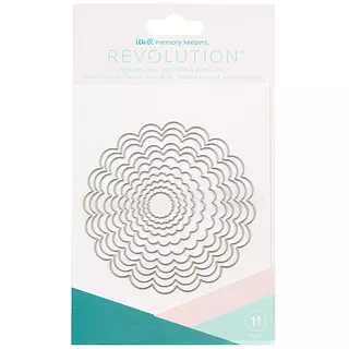 Juego De Troqueles Circulos Con Ondas We R 661187