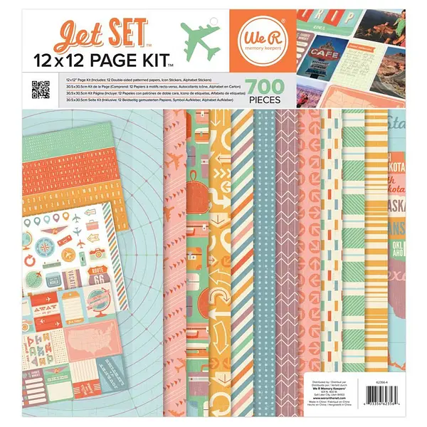 Jet Set Page Kit 30.5 Cm x 30.5 Cm 700 Piezas