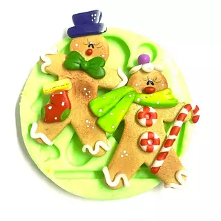Molde Silicona Galletas de Gengibre