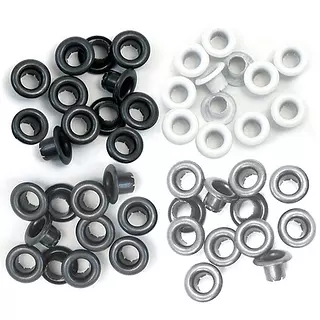 Eyelets Gris Delgados 60 Pz
