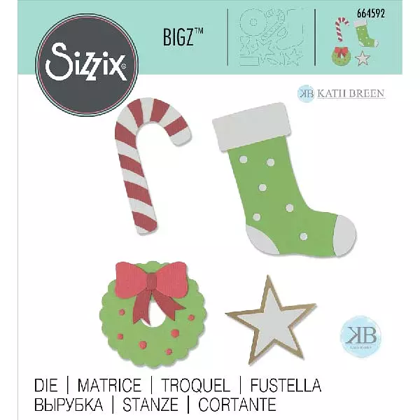 664592 Troquel Bigz Cosas Navideñas