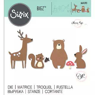 664593 Troquel Bigz Amigos Del Bosque