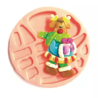 Molde Silicona Reno Navidad