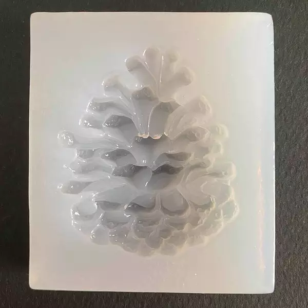 Molde Silicona Piña Navideña
