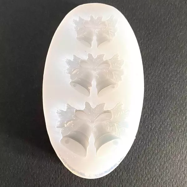 Molde Silicona Campanas Navideñas