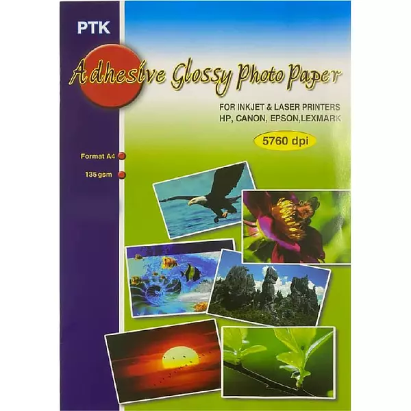 Papel Fotográfico Adhesivo 135 Gr * 50 Hojas