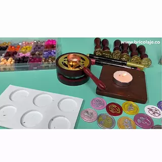 Proceso de sellado con lacre