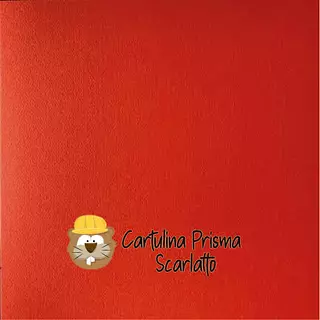 10 Hojas Cartulina Prisma Scarlatto (220 Gr)