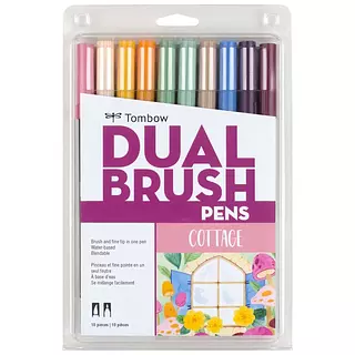 Tombow Dual Brush Pens Cottage Palette
