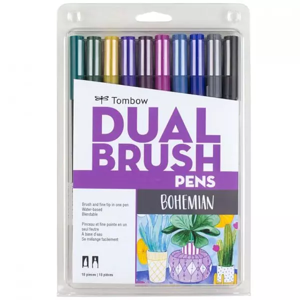 Tombow Dual Brush Pens Bohemian Palette