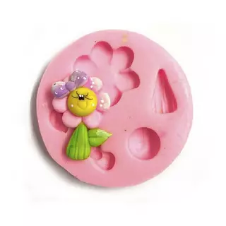 Molde Silicona Mini Flor