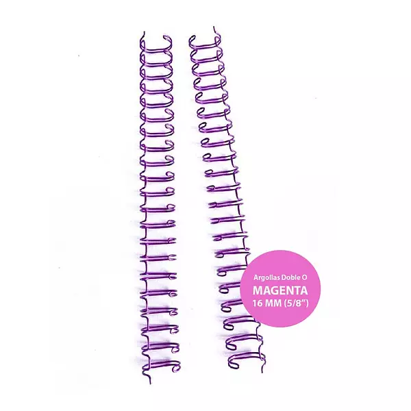 Argollas para Cinch 5/8 Magenta * 2 Pz (20 Loops)