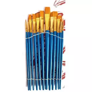 Juego De Pinceles * 12 Pz