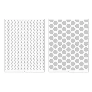 Carpetas de Relieve Puntos Grandes y Pequeños 2 Pz