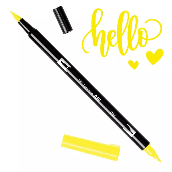 Tombow Dual Brush Pen 055 Process Yellow