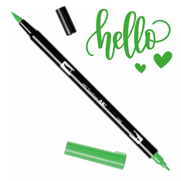 Tombow Dual Brush Pen 195 Verde Claro