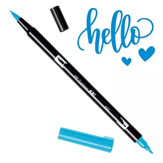 Tombow Dual Brush Pen 493 Azul Reflex