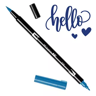Tombow Dual Brush Pen 535 Azul Cobalto