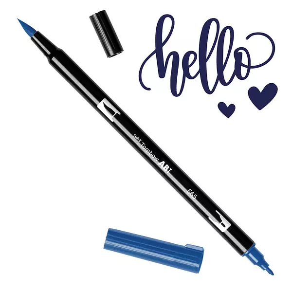 Tombow Dual Brush Pen 565 Azul Profundo
