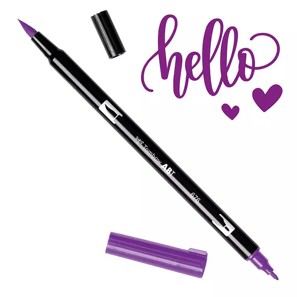 Tombow Dual Brush Pen 676 Purpura Real