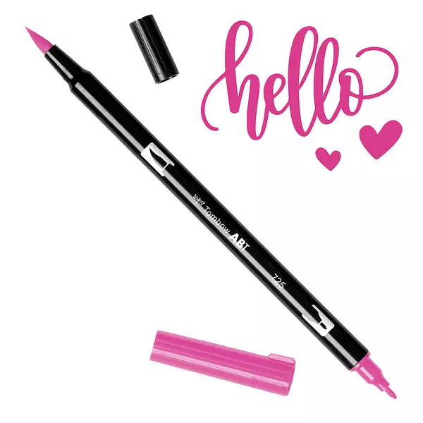 Tombow Dual Brush Pen 725 Rodamina