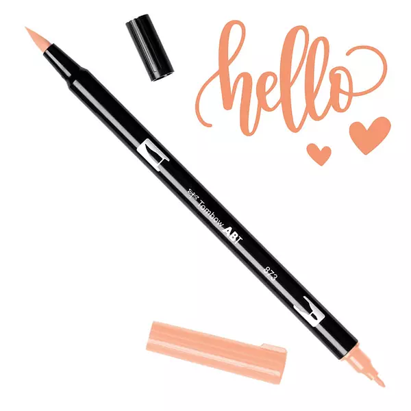 Tombow Dual Brush Pen 873 Coral
