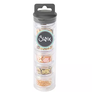 663864 Lentejuelas y Cuencas Dorados