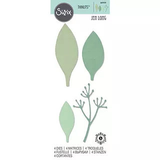 Troquel Thinlits 664444 Hojas Elegantes