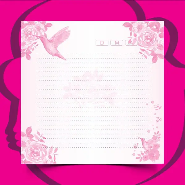 100 Hojas Para Agendas Colibri Magenta