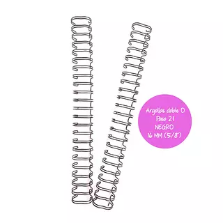 Argollas para Cinch 5/8 Negro * 2 Pz (20 Loops)